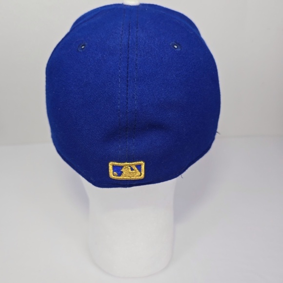KANSAS CITY ROYALS 2015 WORLD CHAMPIONS GOLD 59Fifty NEW ERA FITTED HAT  7 3/8 - Picture 4 of 8